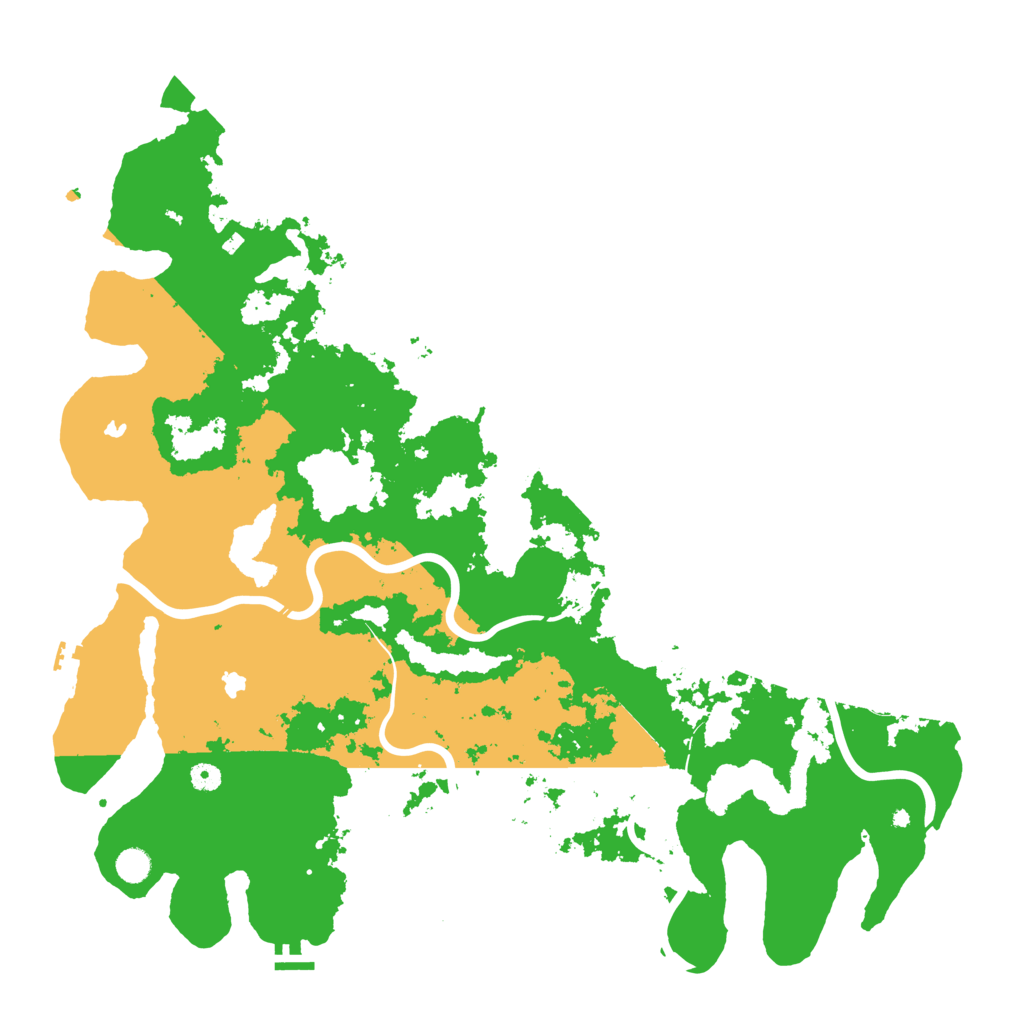 Biome Rust Map: Procedural Map, Size: 5200, Seed: 785327856