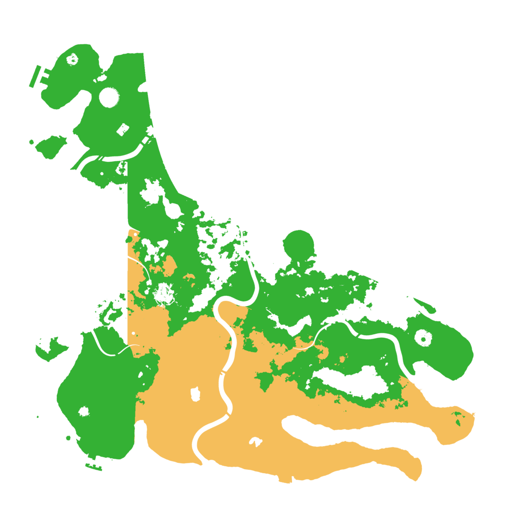 Biome Rust Map: Procedural Map, Size: 4500, Seed: 601322293