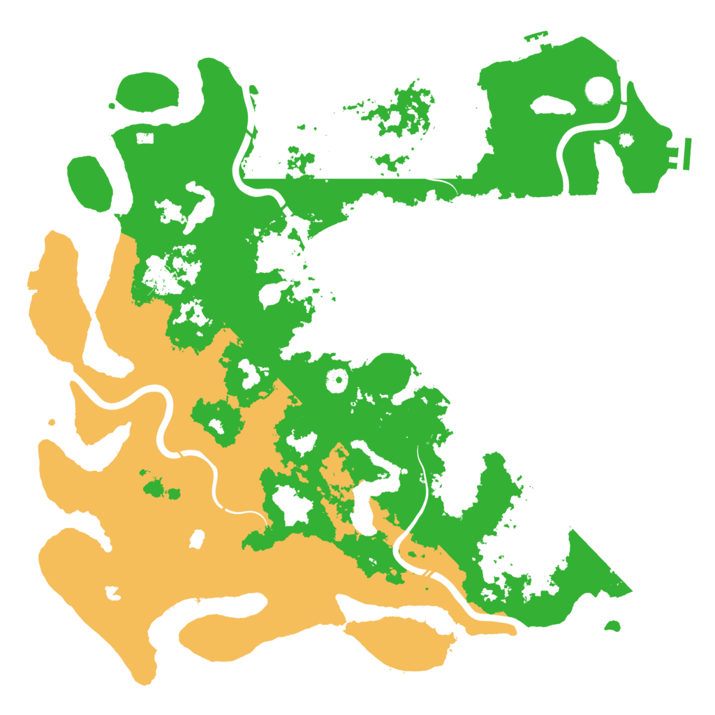 Biome Rust Map: Procedural Map, Size: 4500, Seed: 506495455