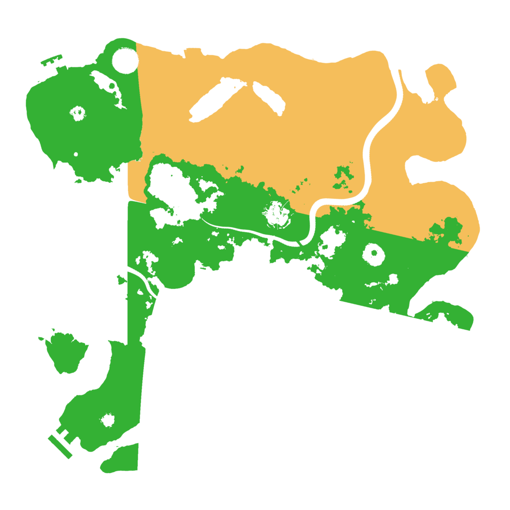 Biome Rust Map: Procedural Map, Size: 3500, Seed: 2002018605