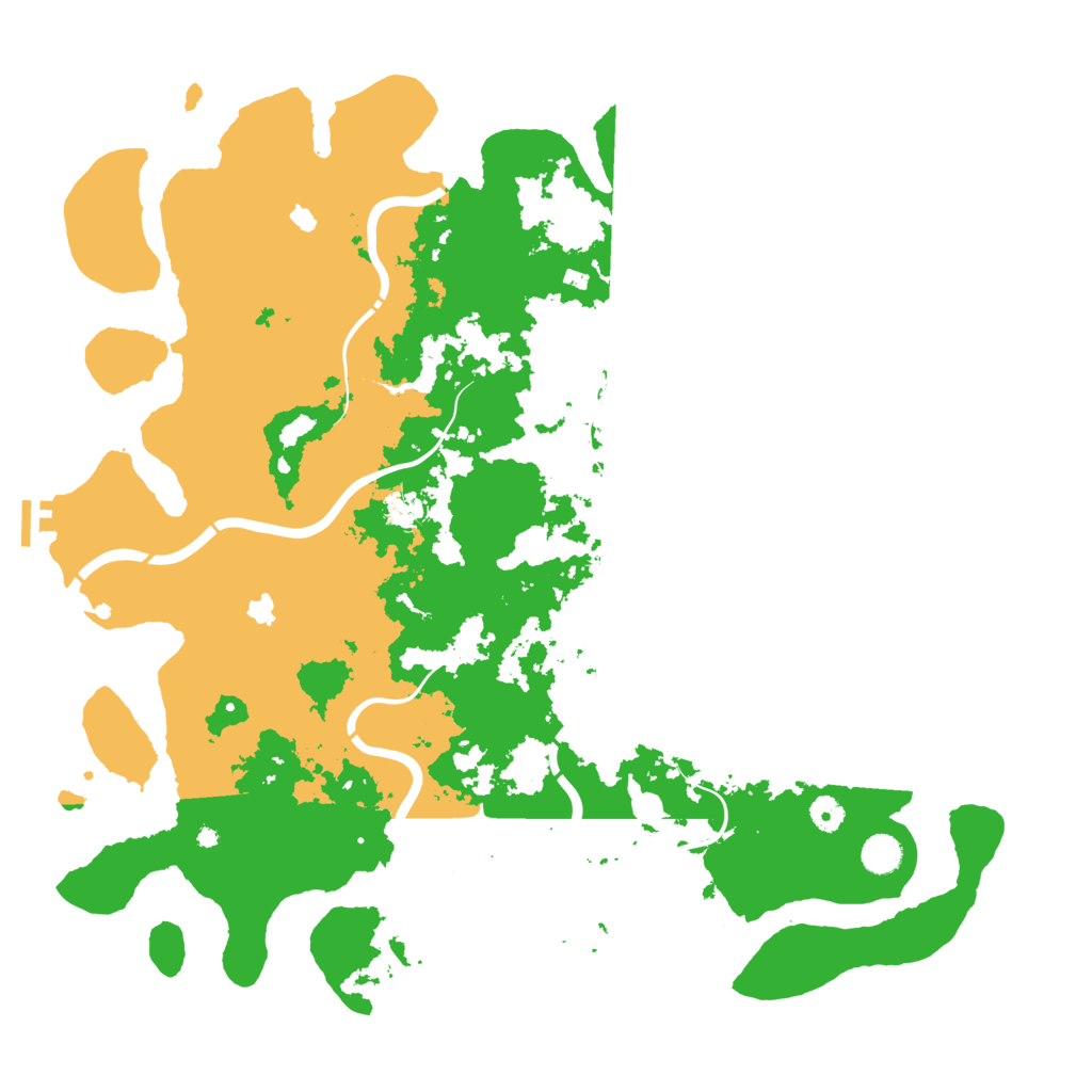 Biome Rust Map: Procedural Map, Size: 4750, Seed: 722599
