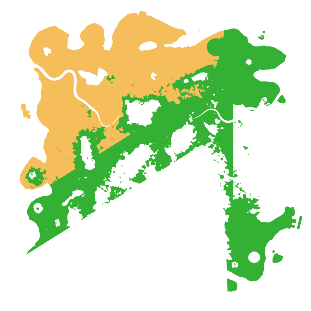 Biome Rust Map: Procedural Map, Size: 4800, Seed: 428539466