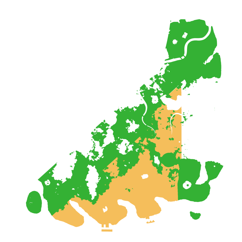 Biome Rust Map: Procedural Map, Size: 4500, Seed: 1145162262