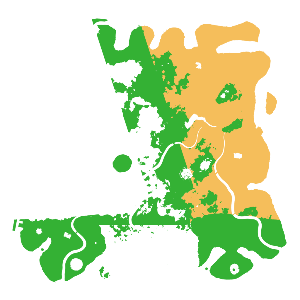 Biome Rust Map: Procedural Map, Size: 4500, Seed: 1646099129