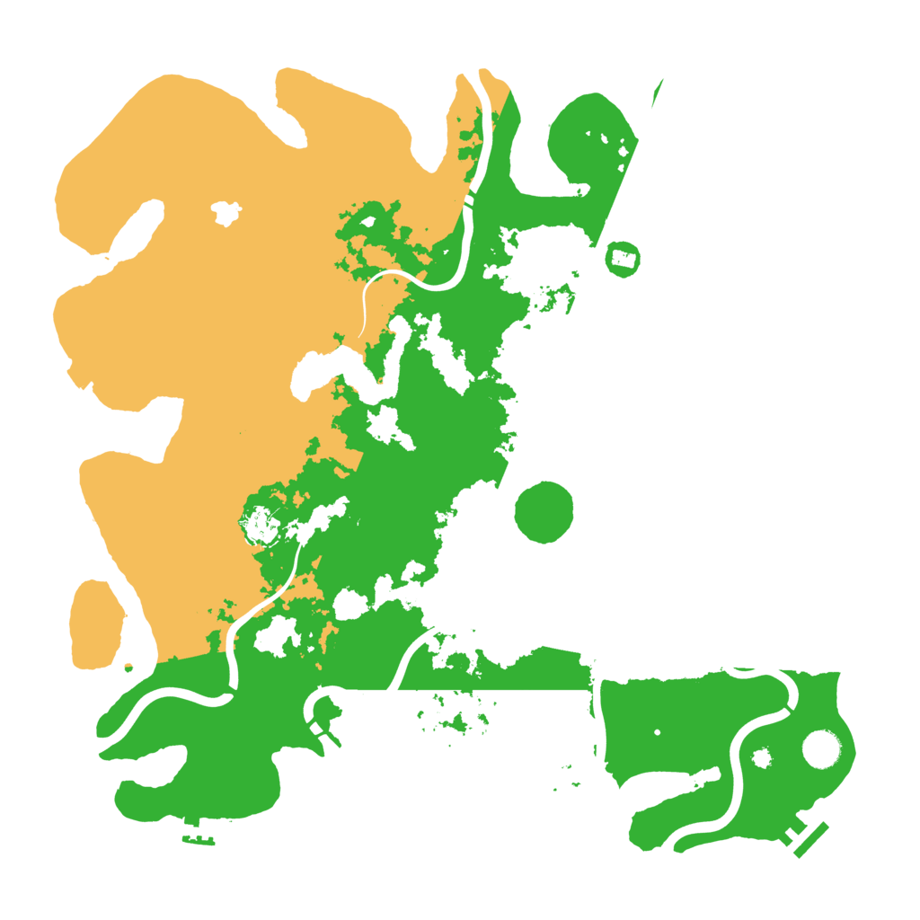 Biome Rust Map: Procedural Map, Size: 4250, Seed: 354012740