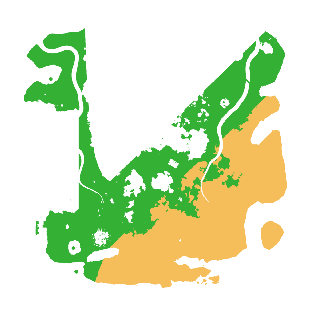 Biome Rust Map: Procedural Map, Size: 3500, Seed: 175718296