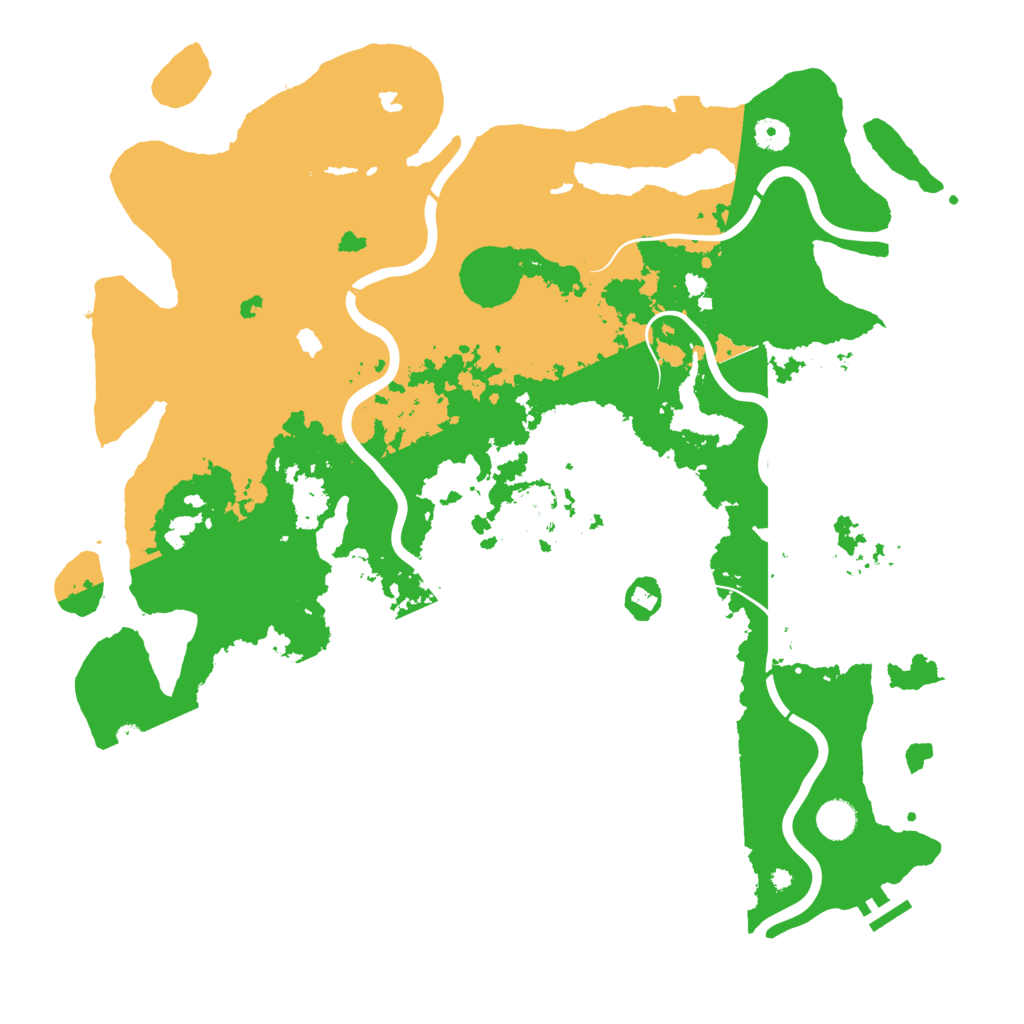 Biome Rust Map: Procedural Map, Size: 4500, Seed: 1833814390