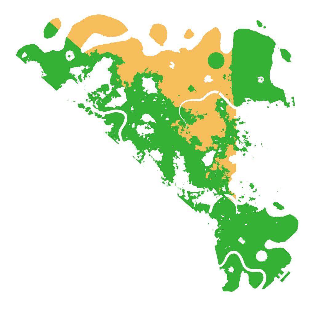 Biome Rust Map: Procedural Map, Size: 5000, Seed: 853673738