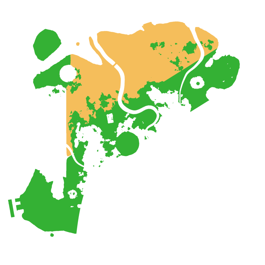 Biome Rust Map: Procedural Map, Size: 3000, Seed: 847293615