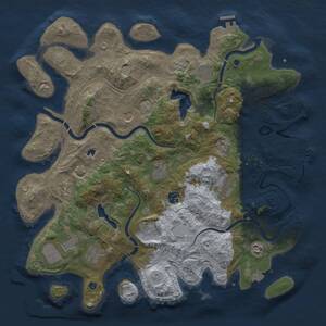 Thumbnail Rust Map: Procedural Map, Size: 4250, Seed: 1942918378, 17 Monuments