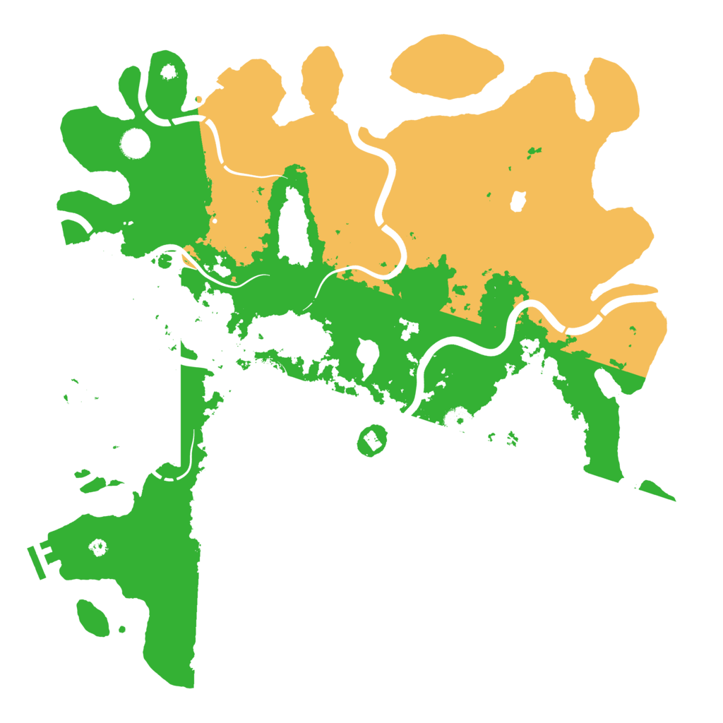 Biome Rust Map: Procedural Map, Size: 4250, Seed: 348949808