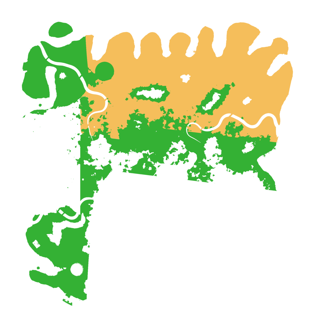 Biome Rust Map: Procedural Map, Size: 4500, Seed: 994529329