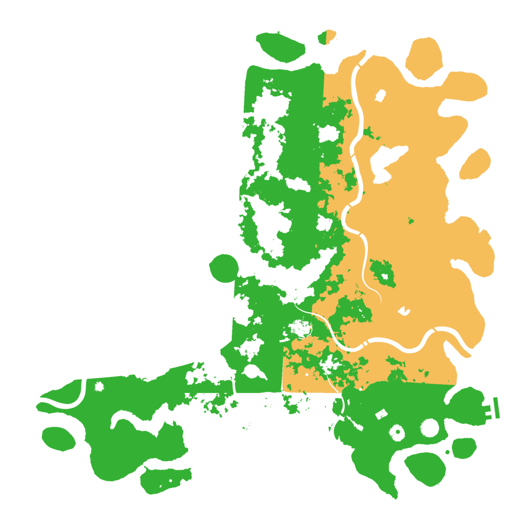 Biome Rust Map: Procedural Map, Size: 5000, Seed: 981907749