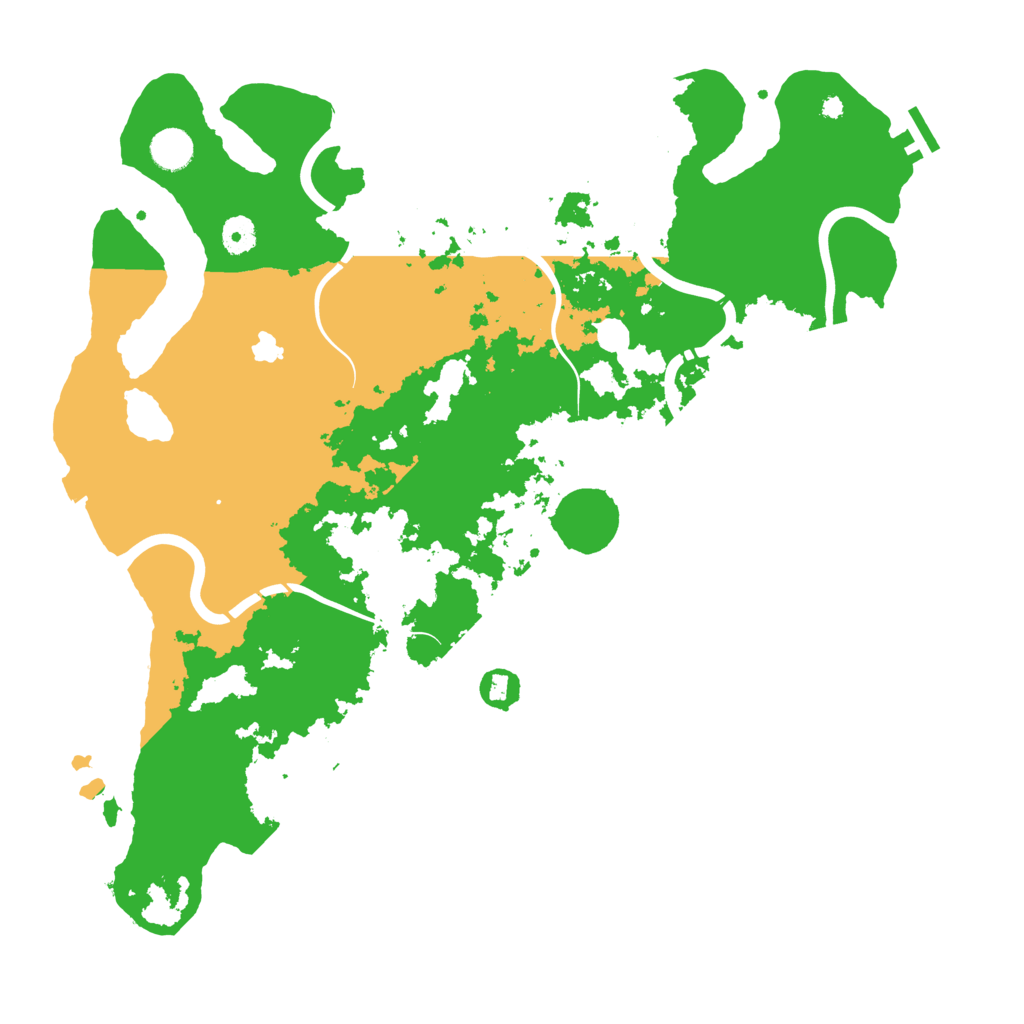 Biome Rust Map: Procedural Map, Size: 4250, Seed: 461780