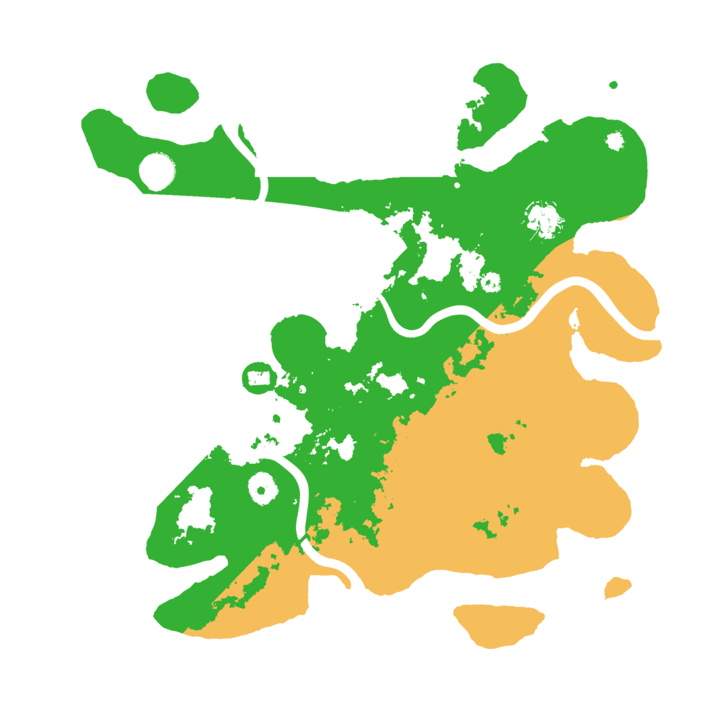 Biome Rust Map: Procedural Map, Size: 3500, Seed: 327803