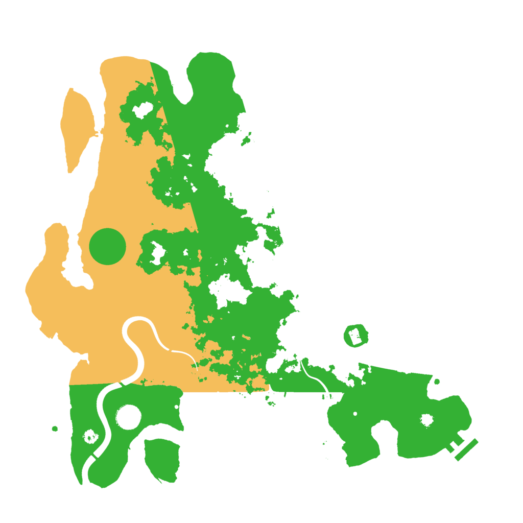 Biome Rust Map: Procedural Map, Size: 3750, Seed: 494268