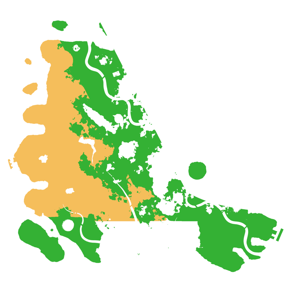 Biome Rust Map: Procedural Map, Size: 4500, Seed: 1616798117