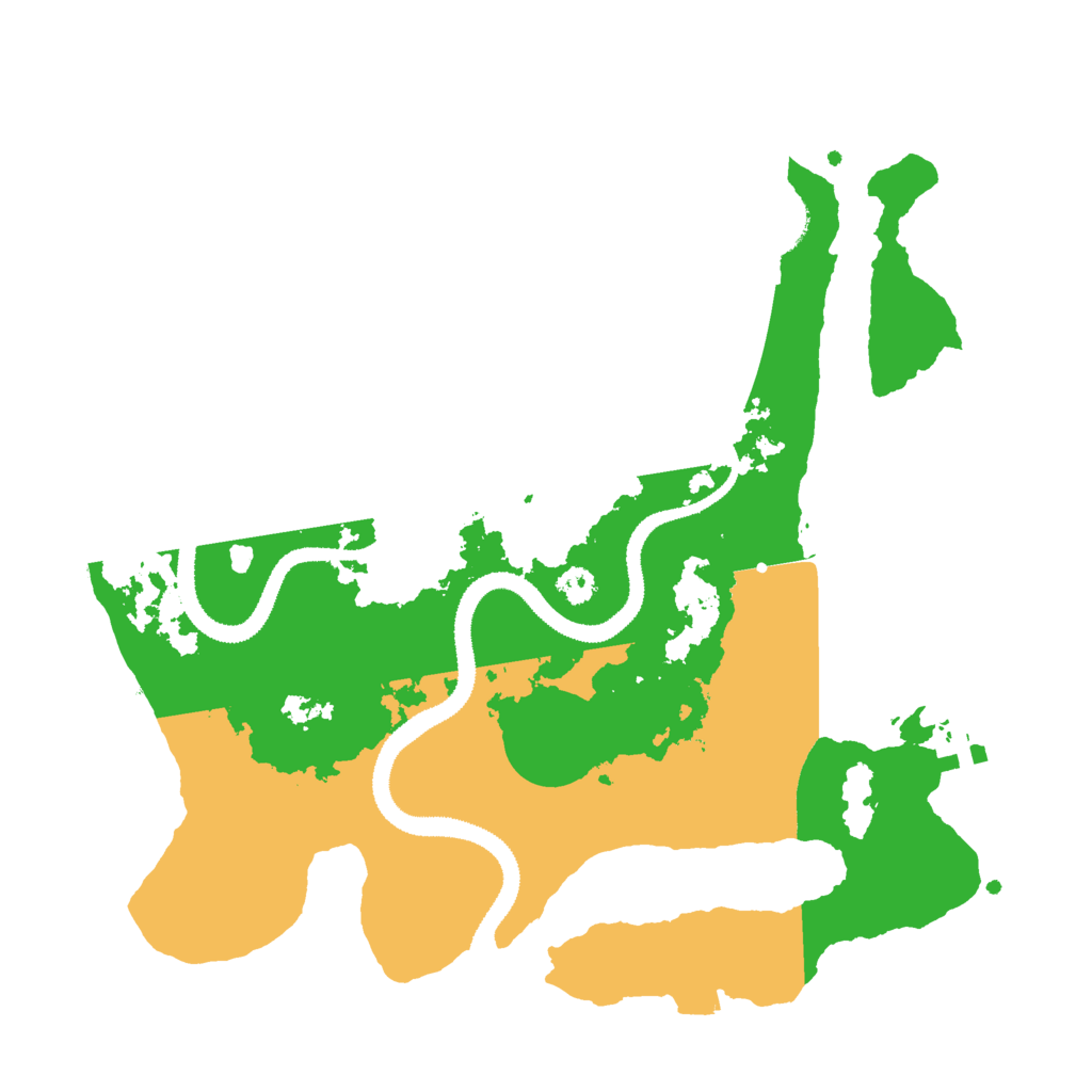Biome Rust Map: Procedural Map, Size: 3000, Seed: 1118007665