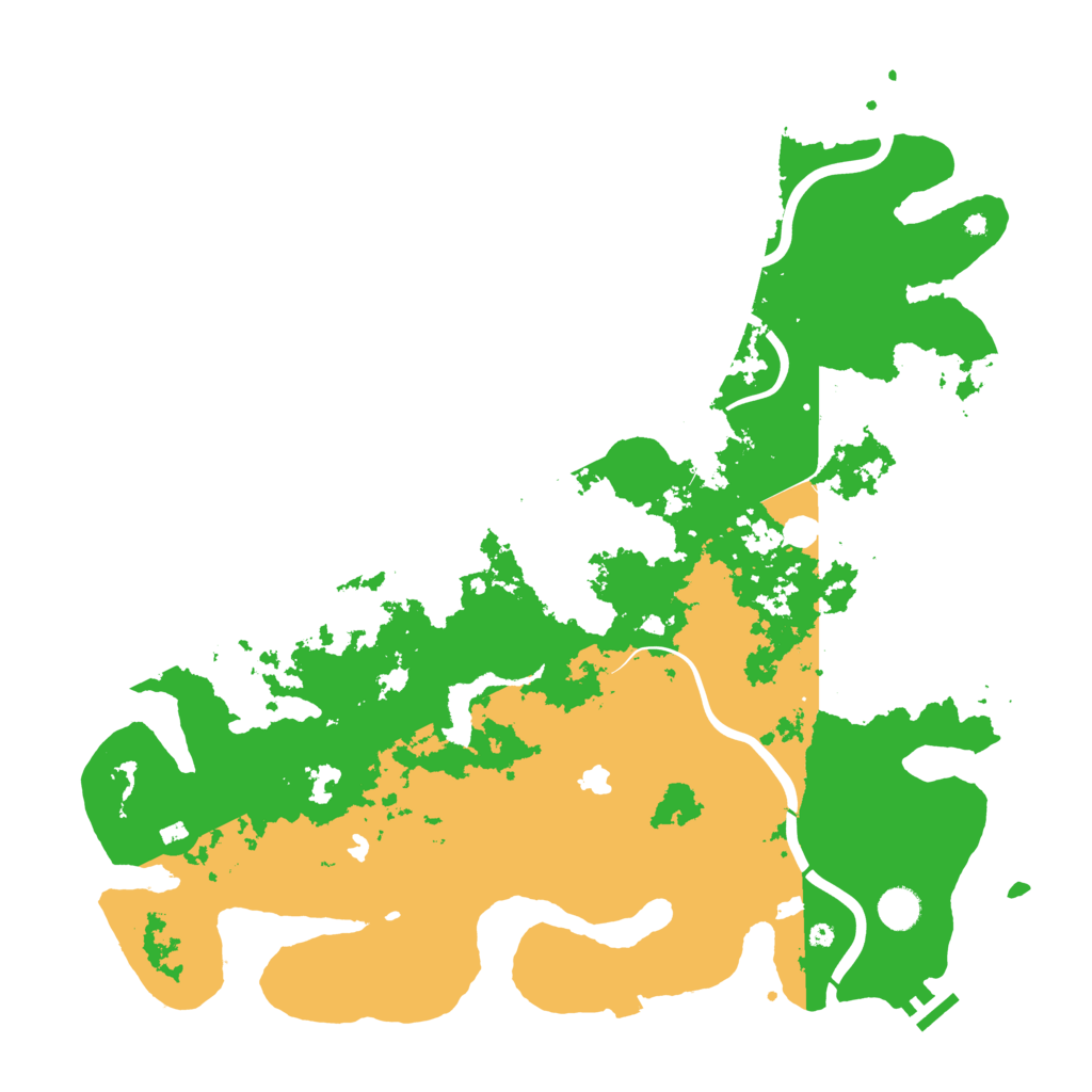Biome Rust Map: Procedural Map, Size: 4500, Seed: 2000244310