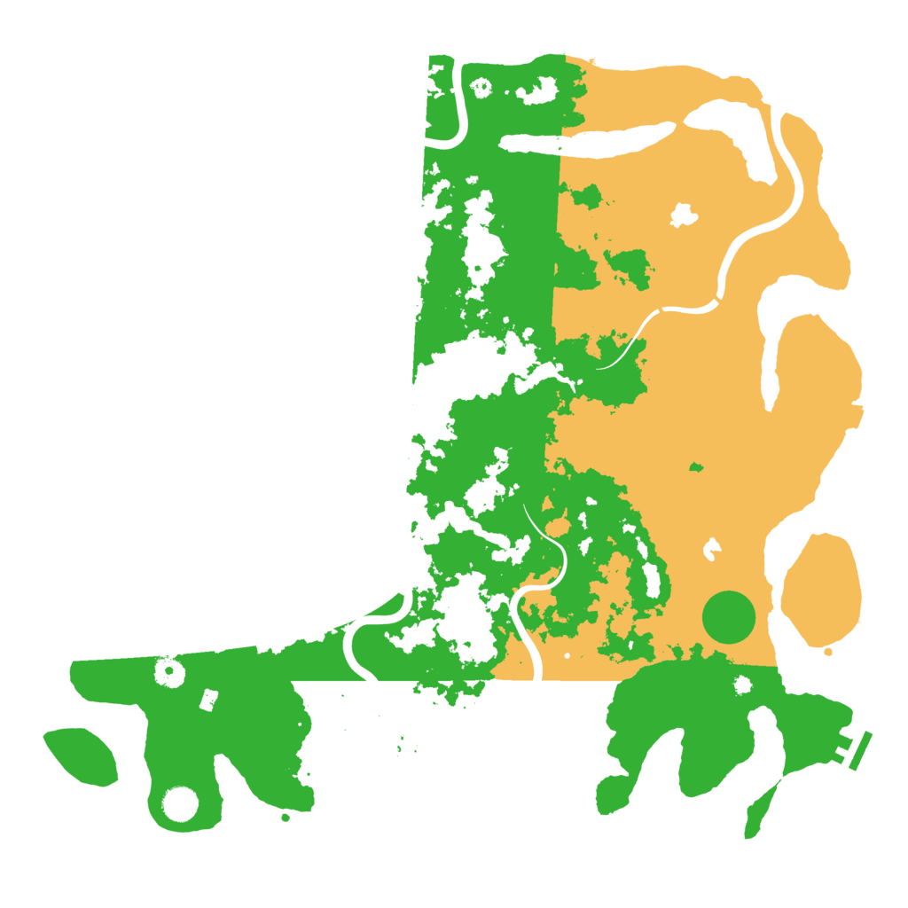 Biome Rust Map: Procedural Map, Size: 4500, Seed: 133148