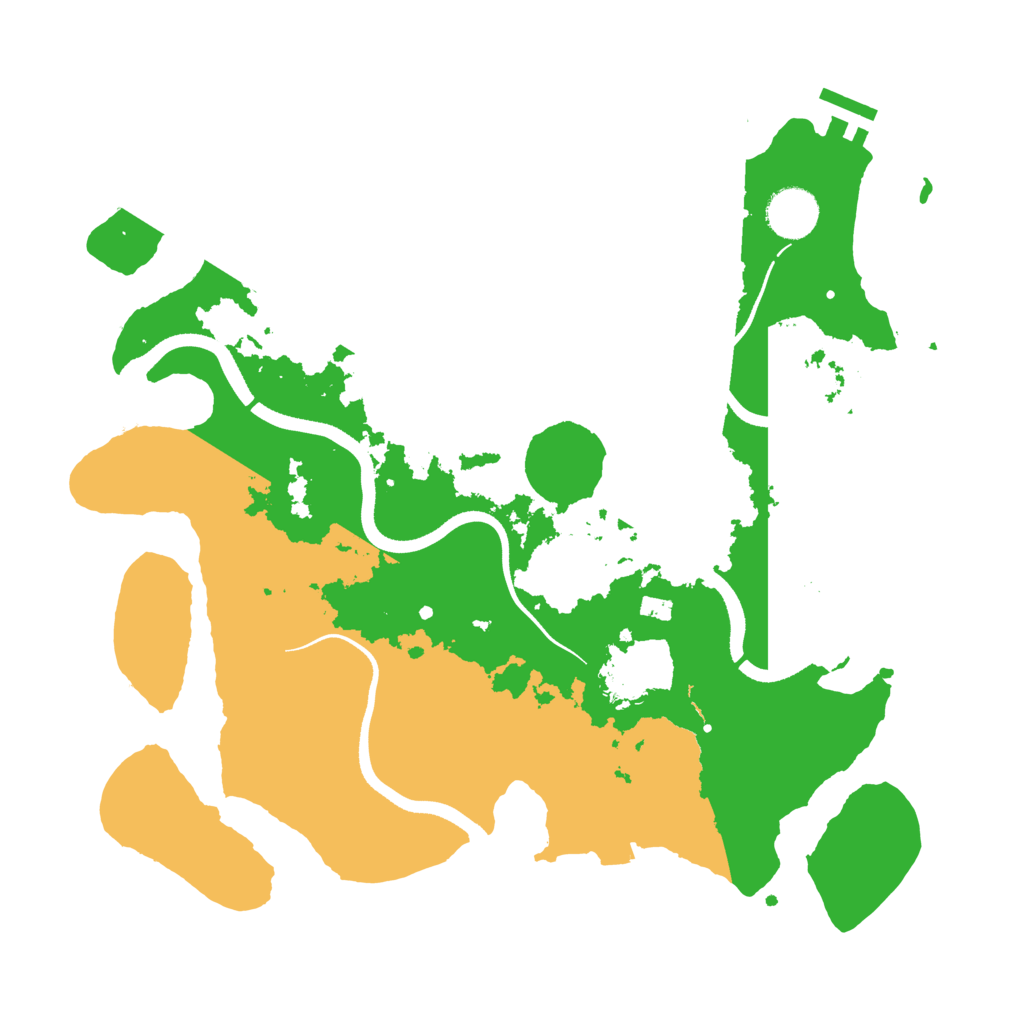 Biome Rust Map: Procedural Map, Size: 3500, Seed: 1784462514