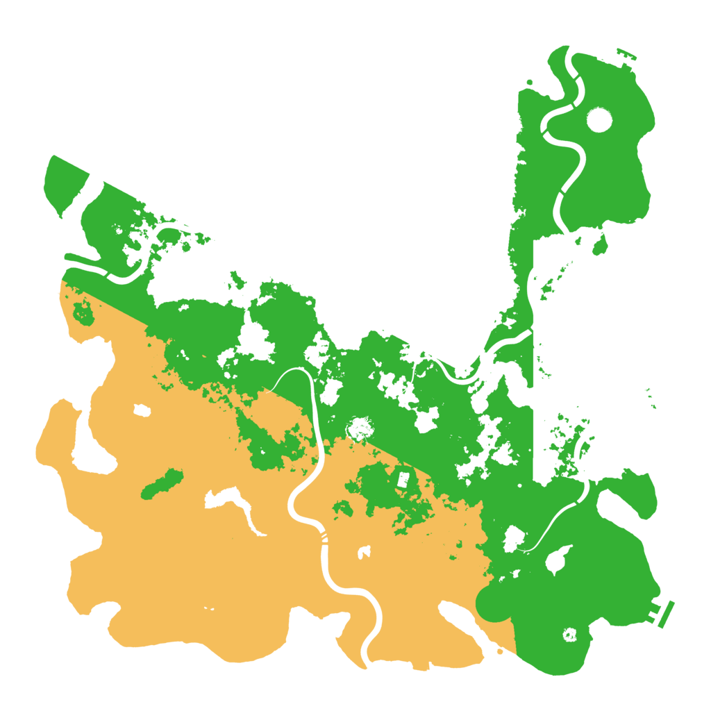 Biome Rust Map: Procedural Map, Size: 5000, Seed: 1022707