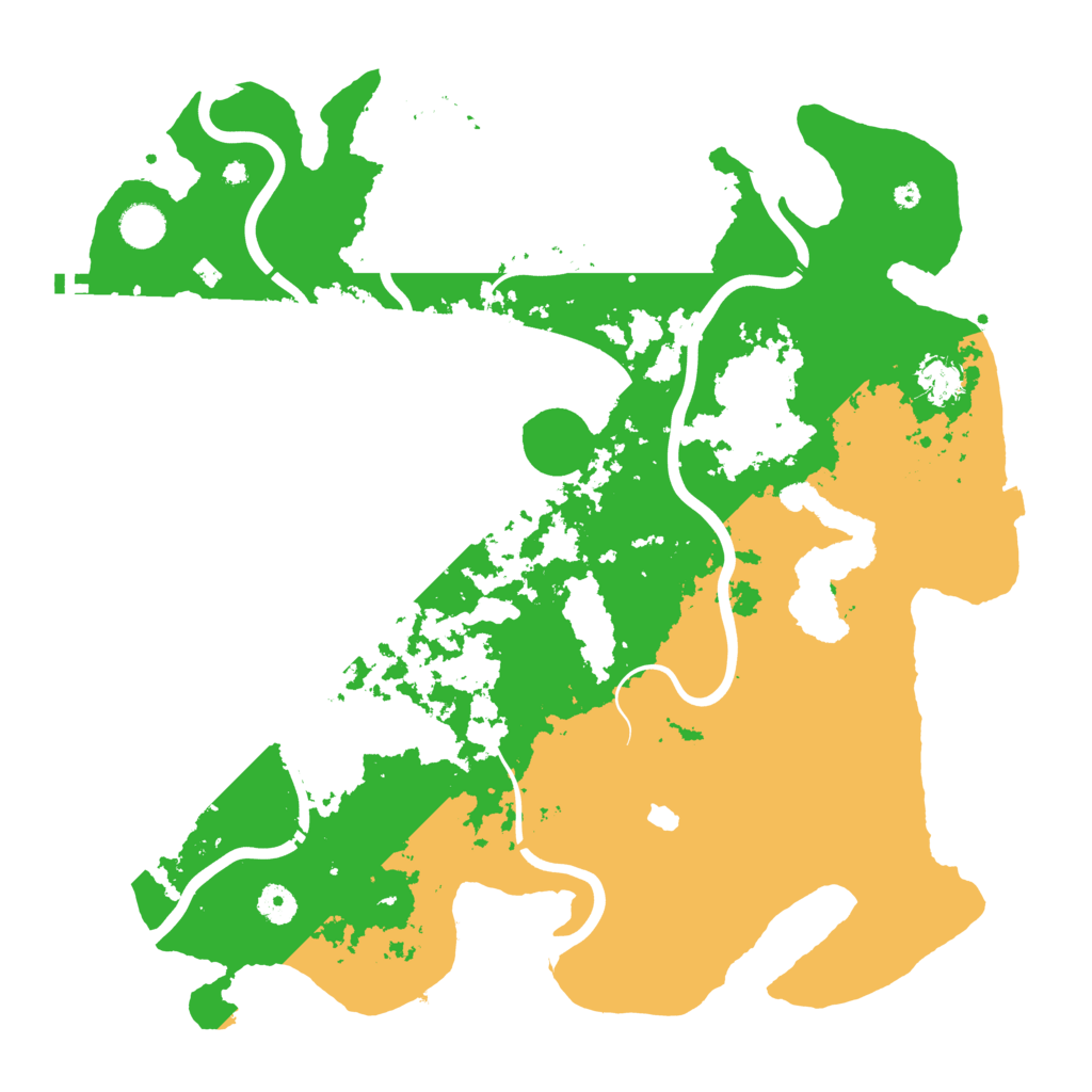 Biome Rust Map: Procedural Map, Size: 4250, Seed: 833055124