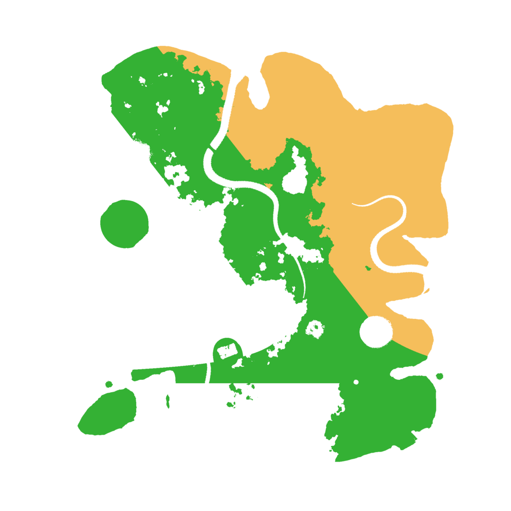 Biome Rust Map: Procedural Map, Size: 3000, Seed: 1491254703