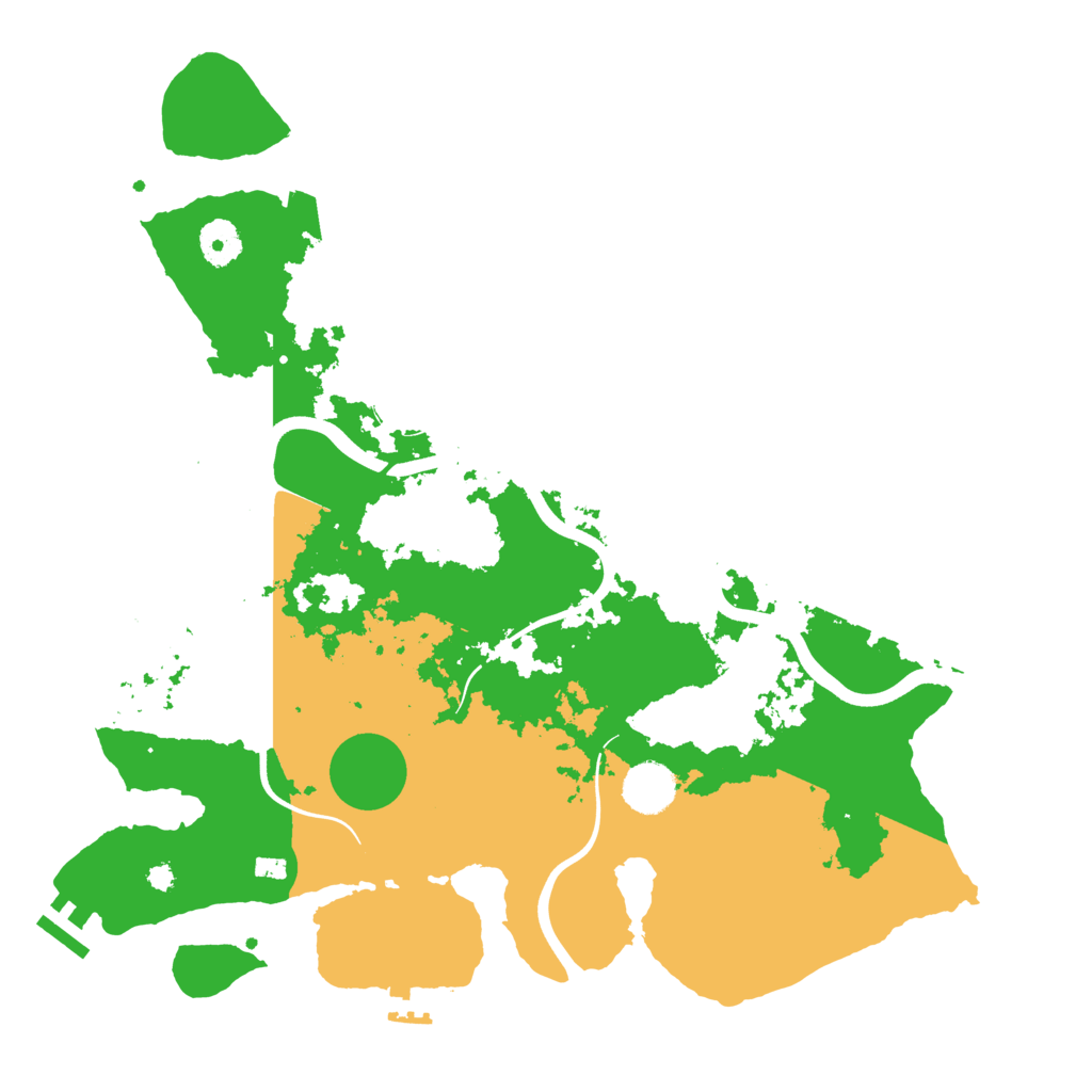 Biome Rust Map: Procedural Map, Size: 3750, Seed: 752068