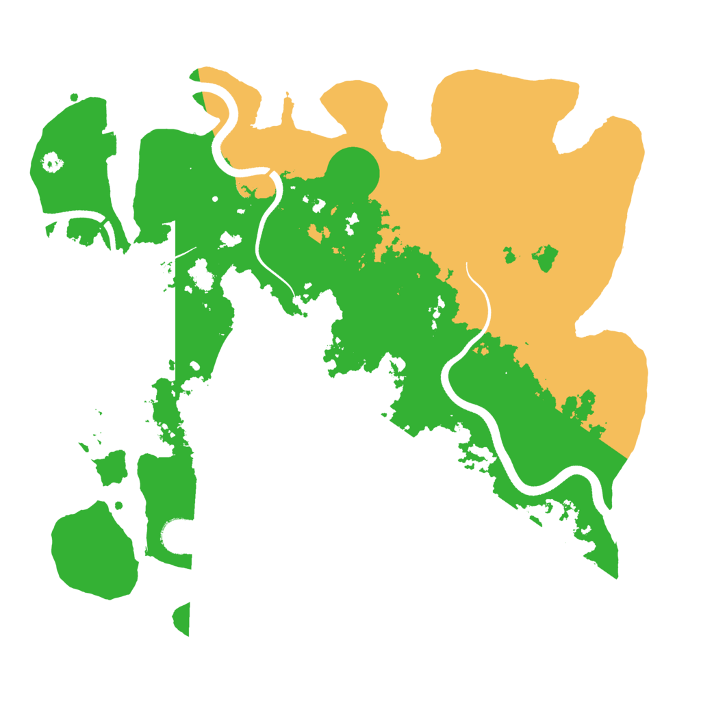 Biome Rust Map: Procedural Map, Size: 3500, Seed: 679174536