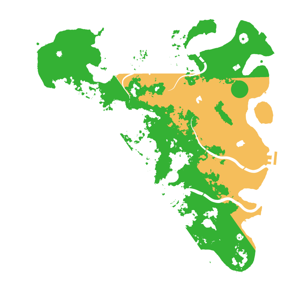 Biome Rust Map: Procedural Map, Size: 4500, Seed: 797593