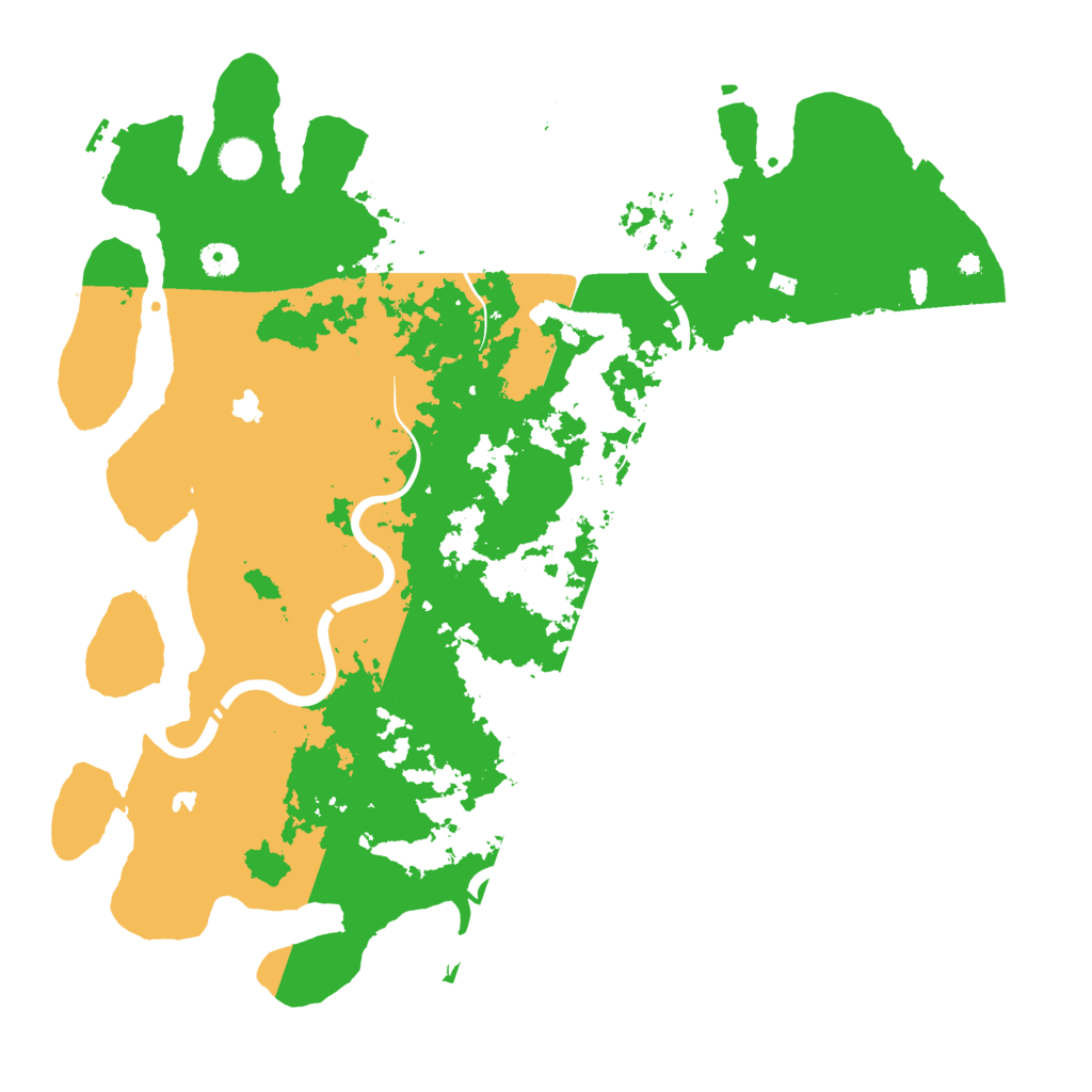 Biome Rust Map: Procedural Map, Size: 4500, Seed: 702098003
