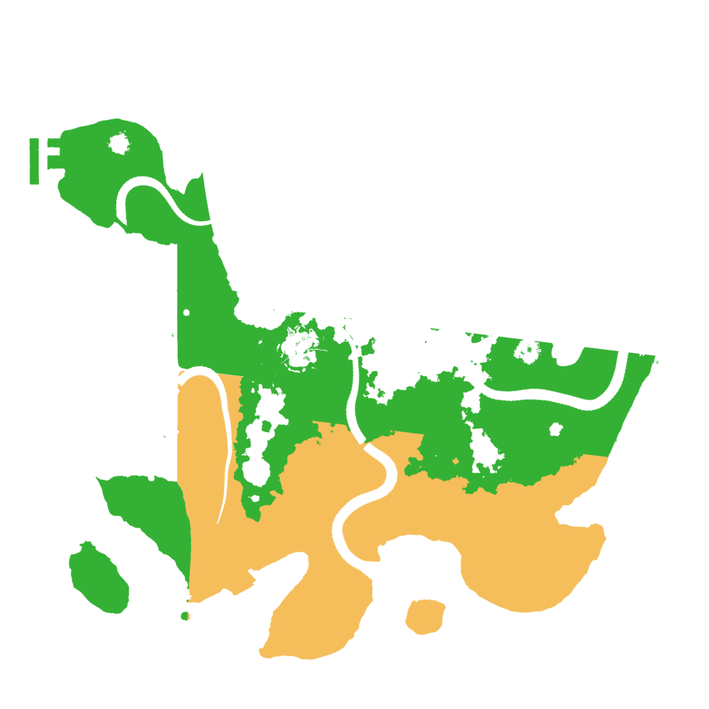 Biome Rust Map: Procedural Map, Size: 3100, Seed: 994997