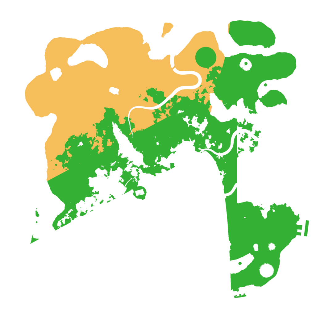 Biome Rust Map: Procedural Map, Size: 4000, Seed: 293619719