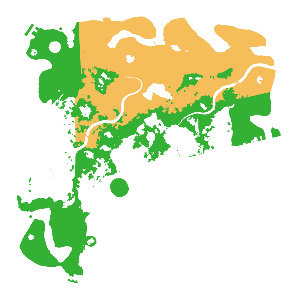 Biome Rust Map: Procedural Map, Size: 4500, Seed: 484362