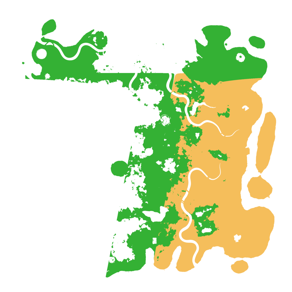 Biome Rust Map: Procedural Map, Size: 5000, Seed: 1264544875