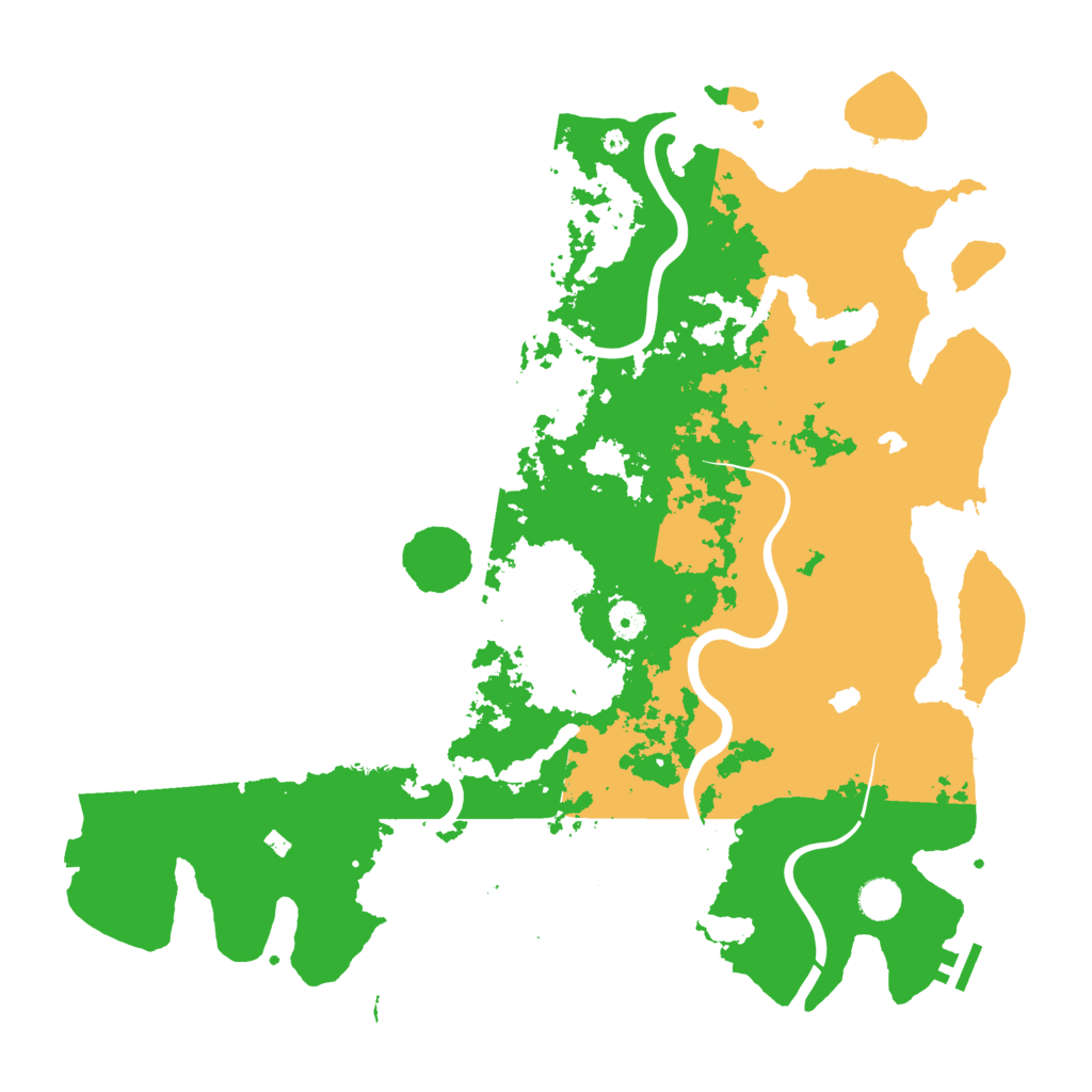 Biome Rust Map: Procedural Map, Size: 4500, Seed: 14562