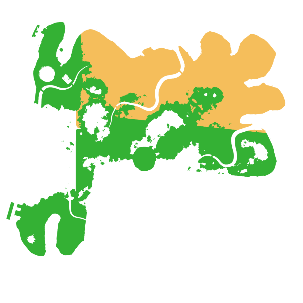 Biome Rust Map: Procedural Map, Size: 3500, Seed: 449086832