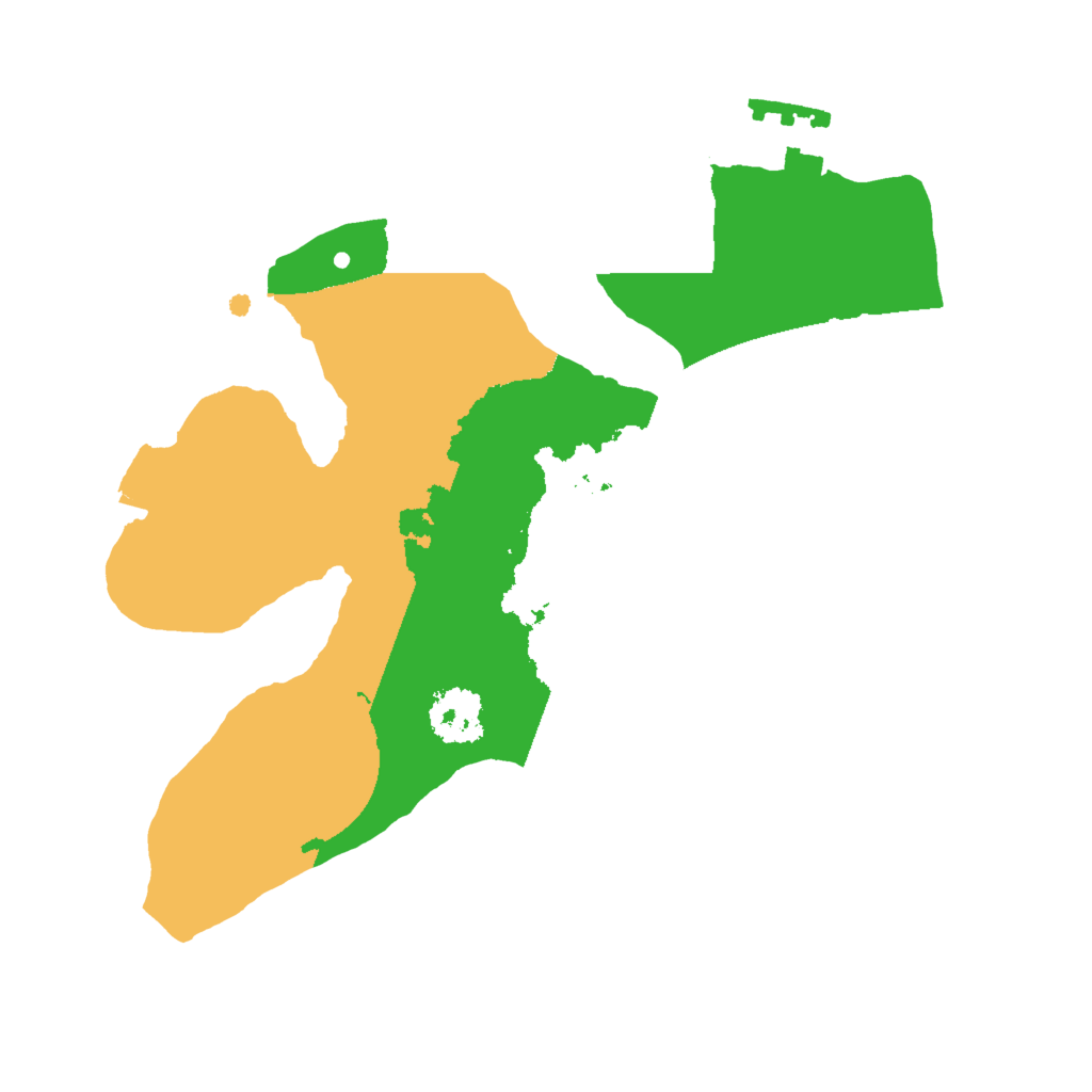 Biome Rust Map: Procedural Map, Size: 2000, Seed: 344265587