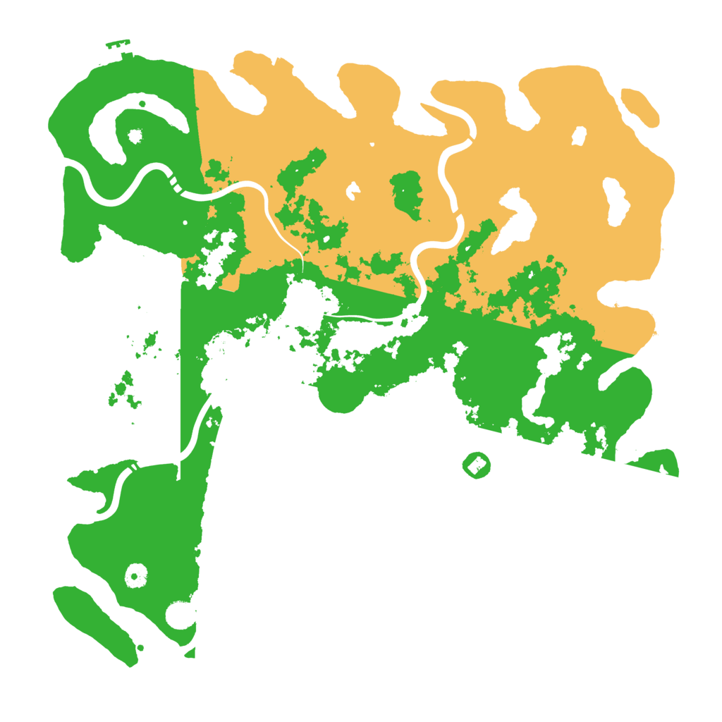 Biome Rust Map: Procedural Map, Size: 4500, Seed: 9889632