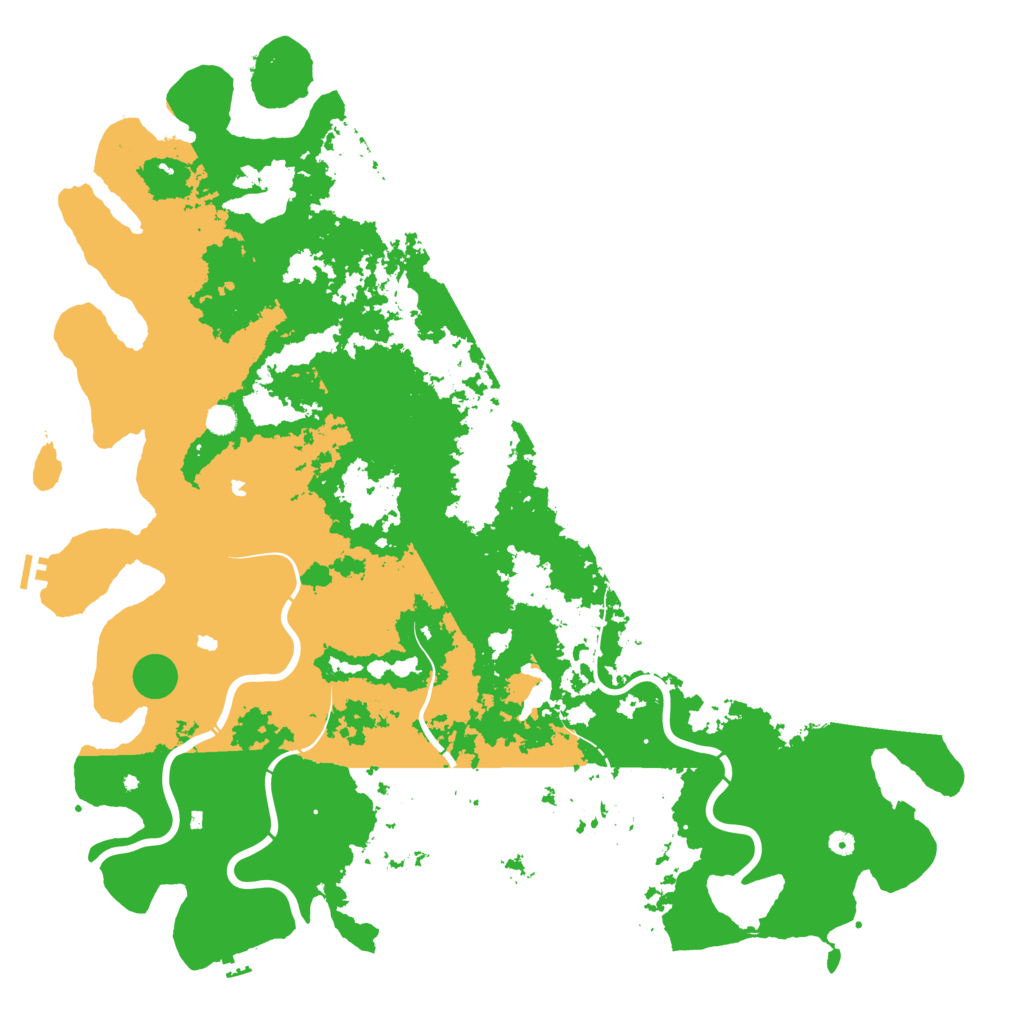 Biome Rust Map: Procedural Map, Size: 6000, Seed: 8346989
