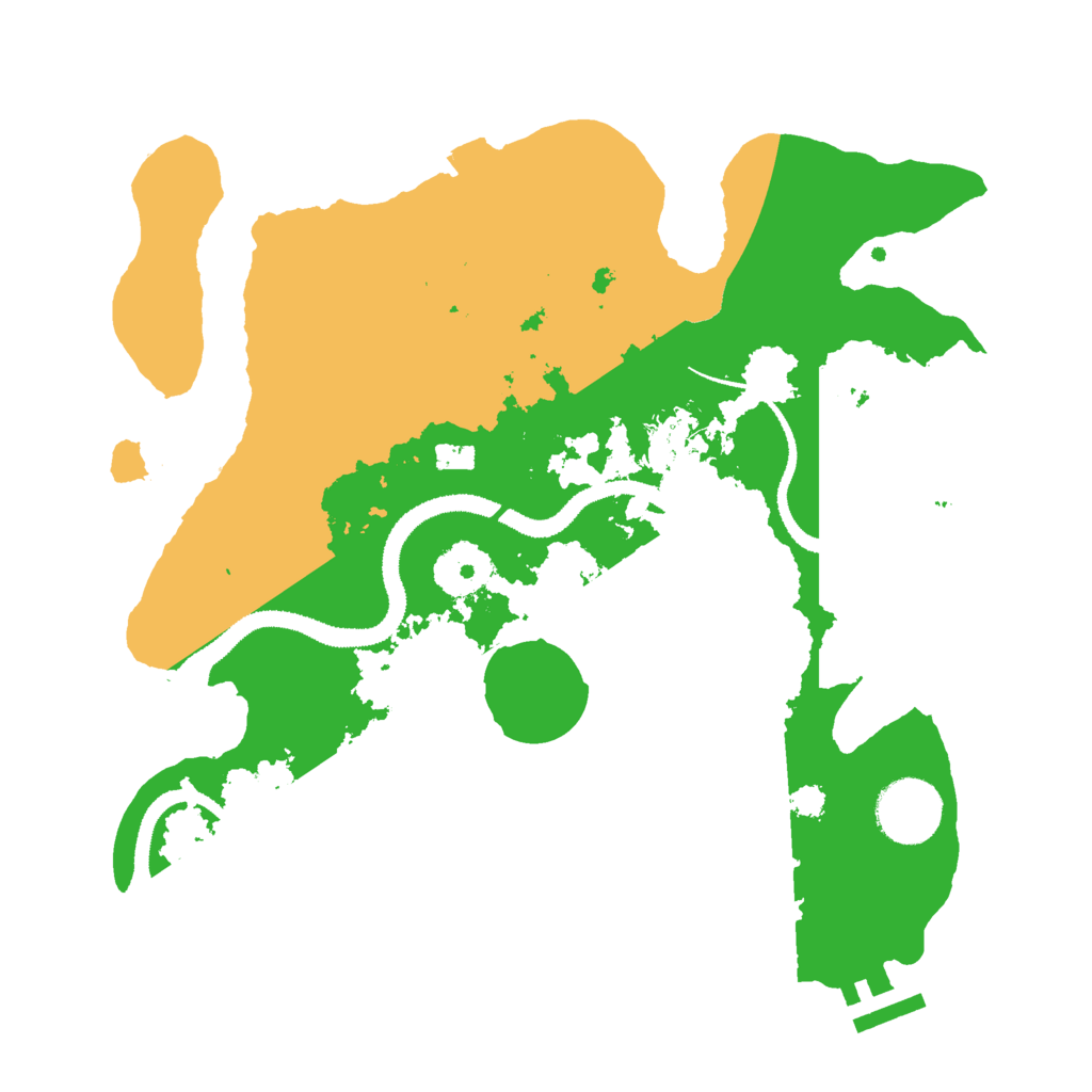 Biome Rust Map: Procedural Map, Size: 3000, Seed: 551247831
