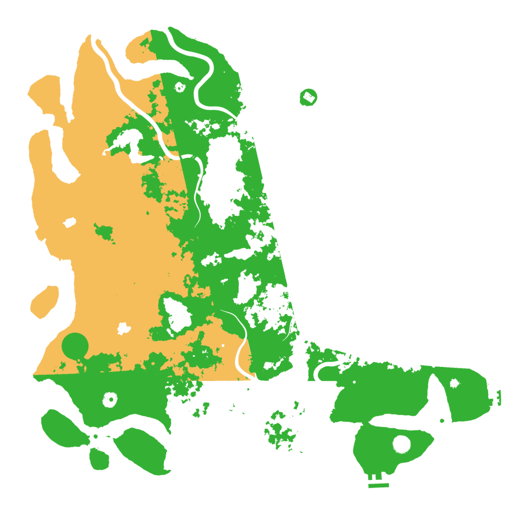 Biome Rust Map: Procedural Map, Size: 5000, Seed: 49110564