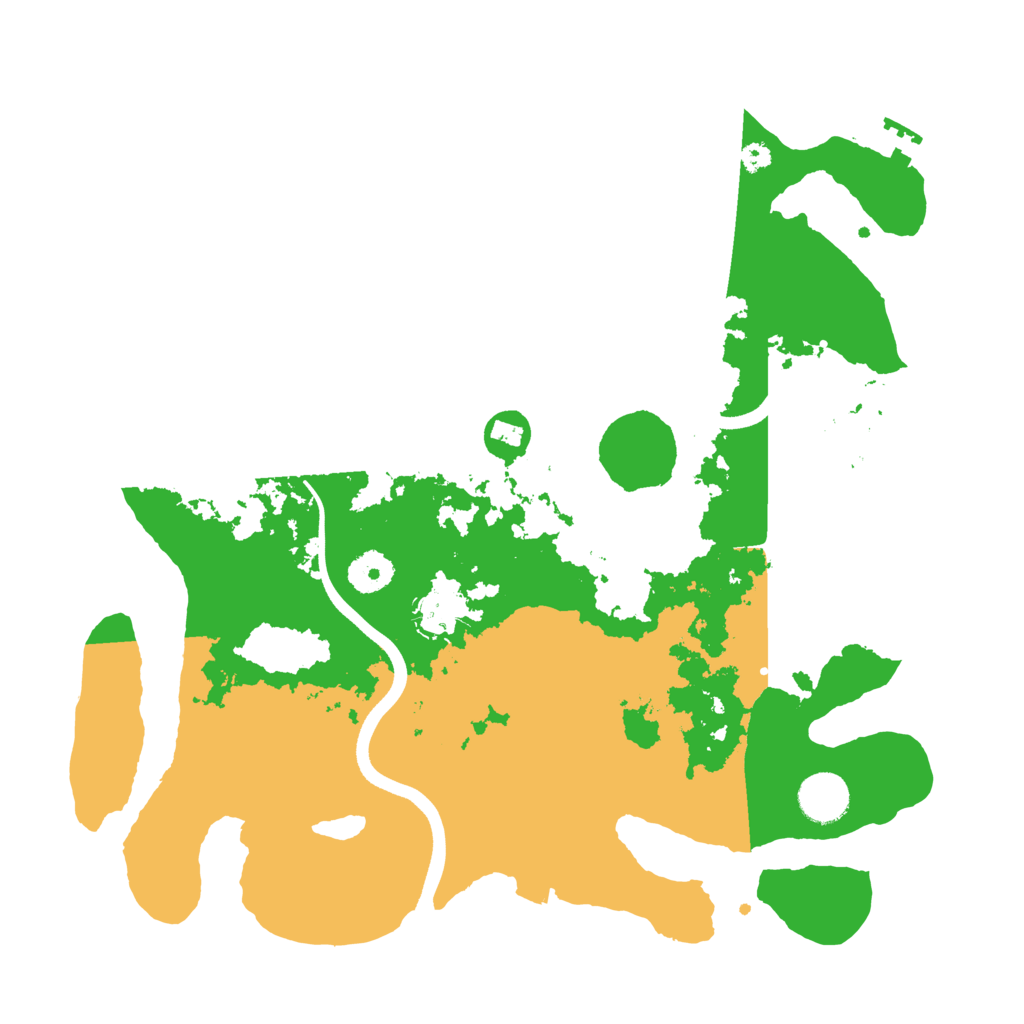 Biome Rust Map: Procedural Map, Size: 3600, Seed: 14323423