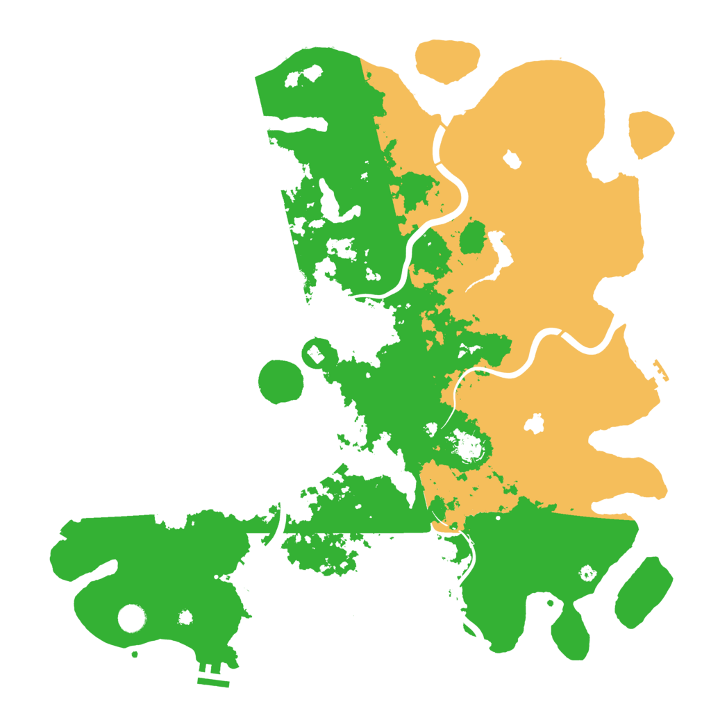 Biome Rust Map: Procedural Map, Size: 4500, Seed: 48091739