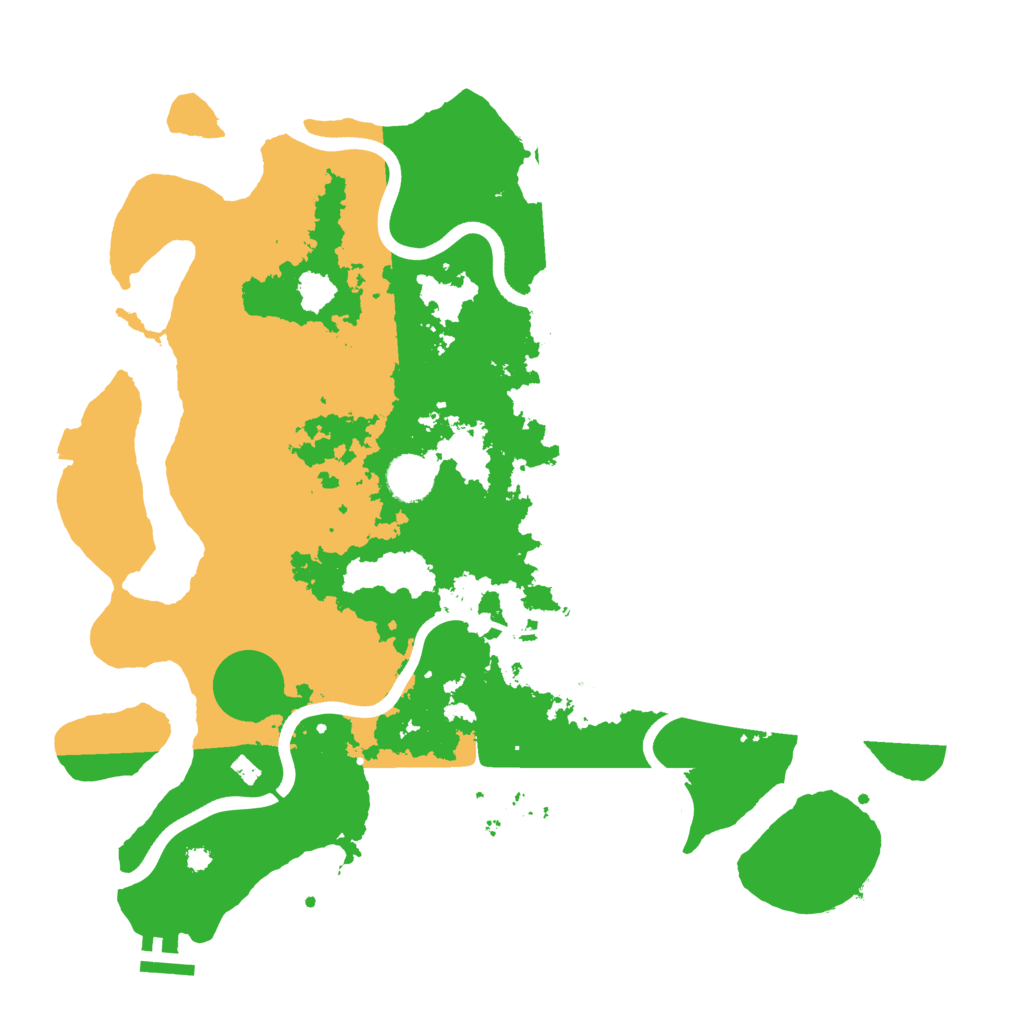 Biome Rust Map: Procedural Map, Size: 3800, Seed: 2091481356