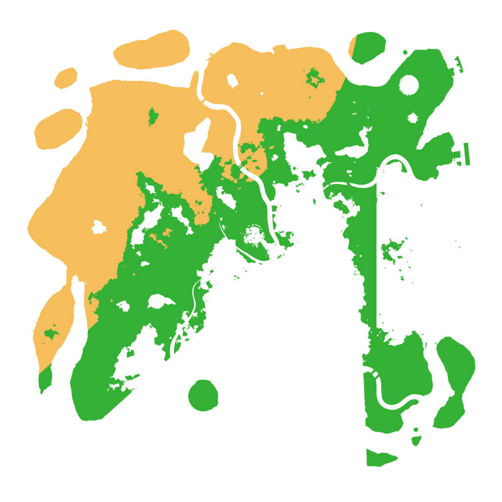 Biome Rust Map: Procedural Map, Size: 4500, Seed: 778339634