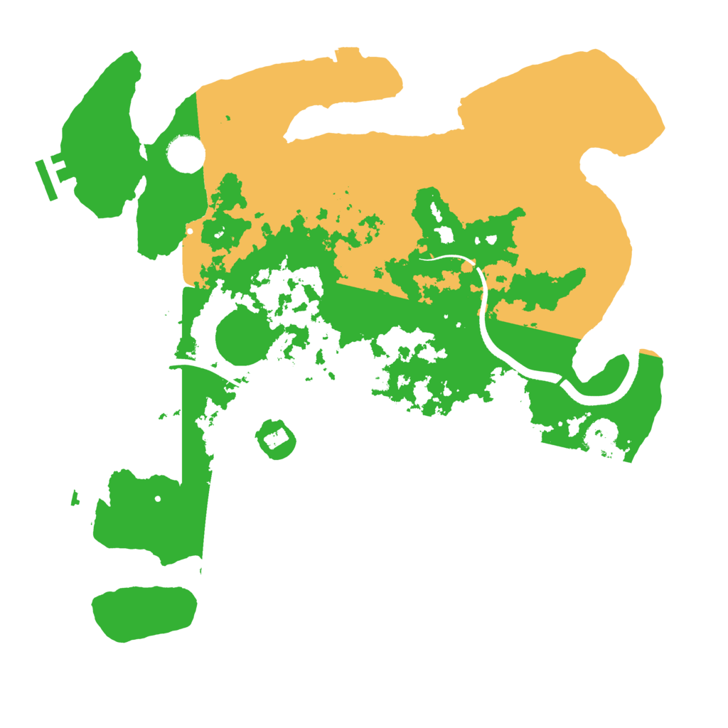 Biome Rust Map: Procedural Map, Size: 3500, Seed: 1288589079
