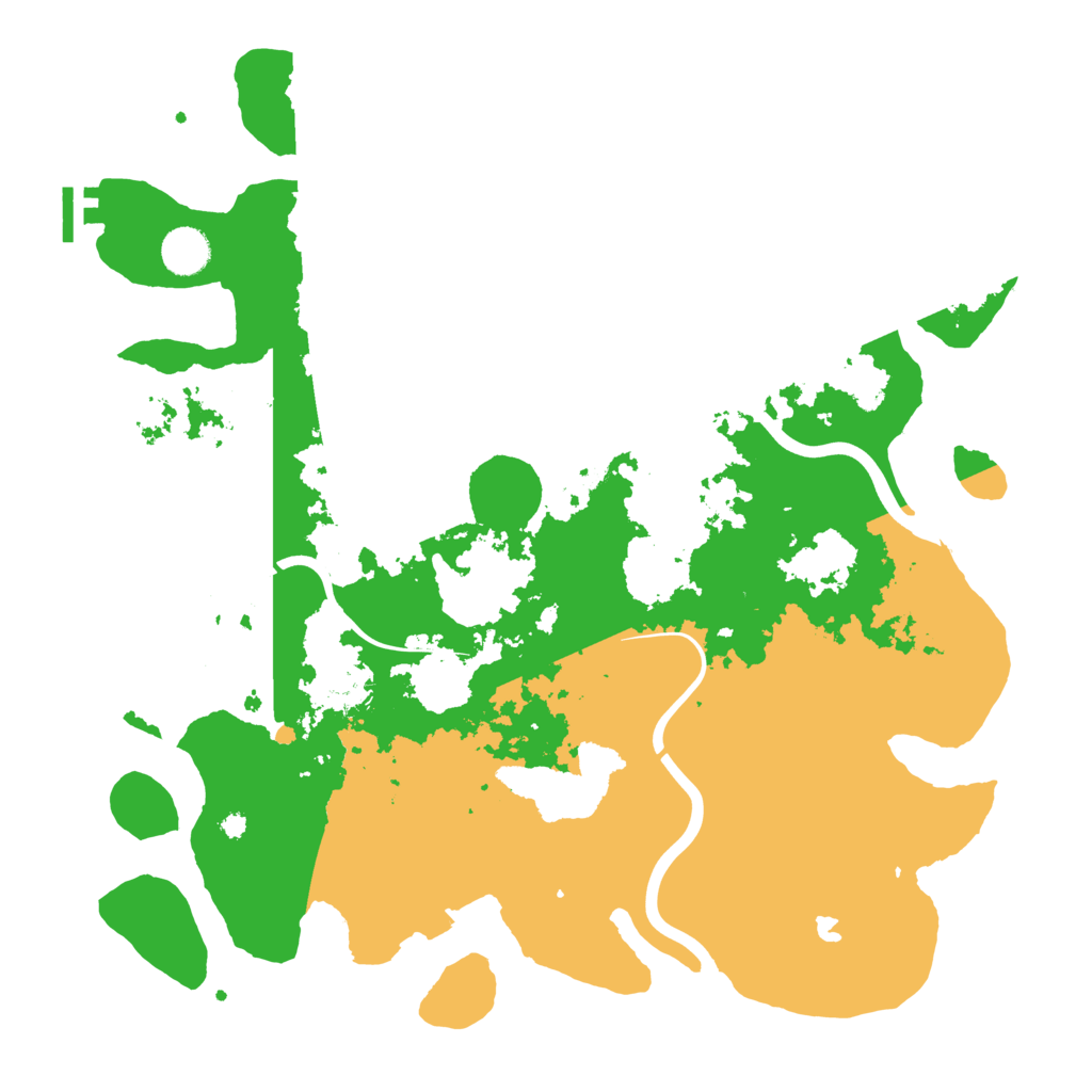 Biome Rust Map: Procedural Map, Size: 4000, Seed: 998214