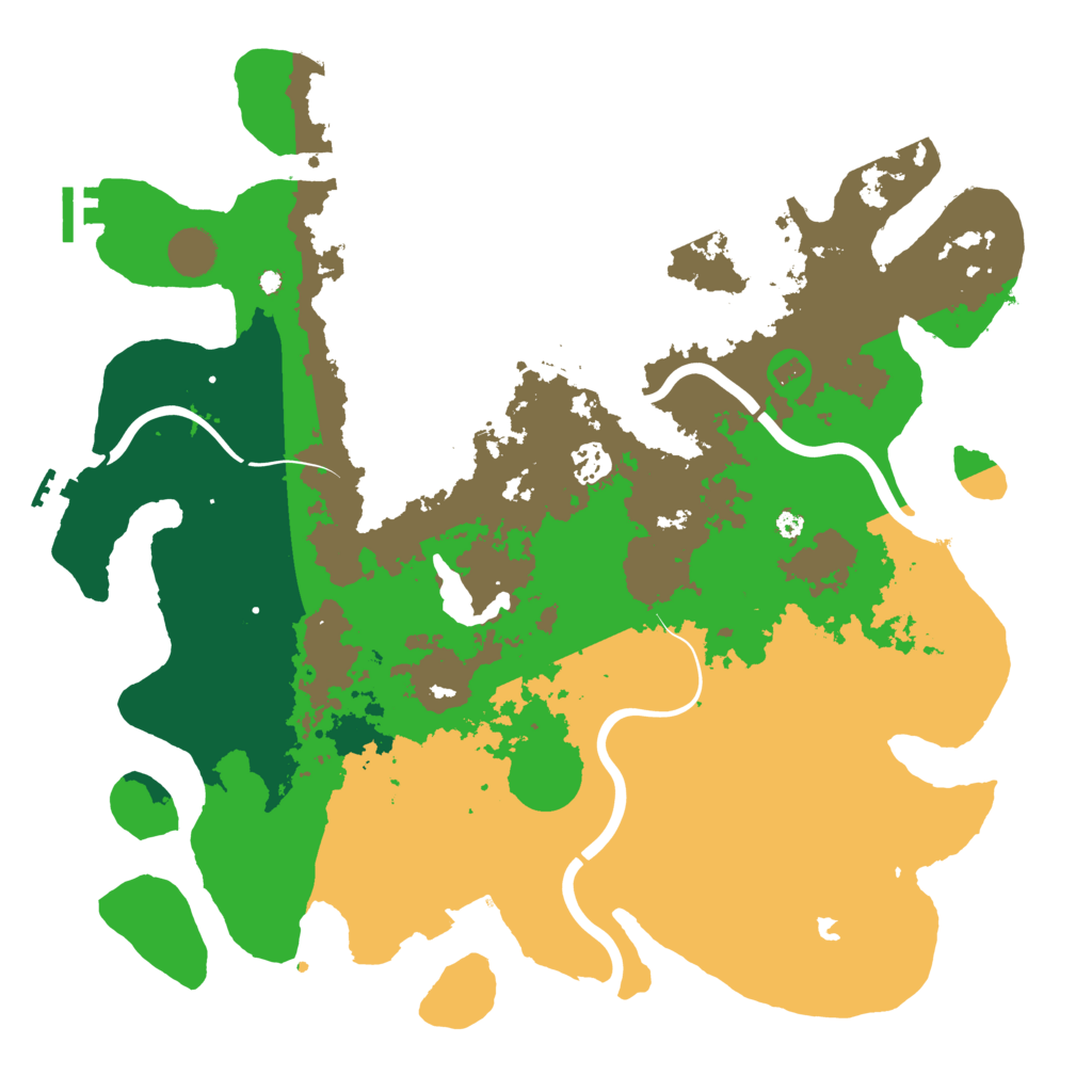 Biome Rust Map: Procedural Map, Size: 4000, Seed: 998214